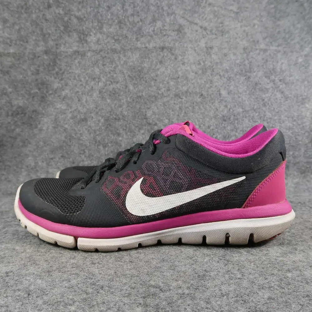 Nike Shoes Womens 8 Athletic Trainer Flex 2015 Run Sneakers Running Active Sport